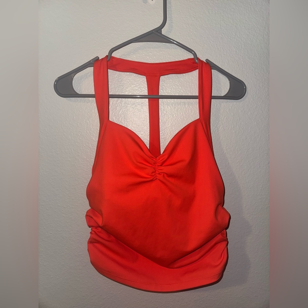 Women's Red Workout Tank